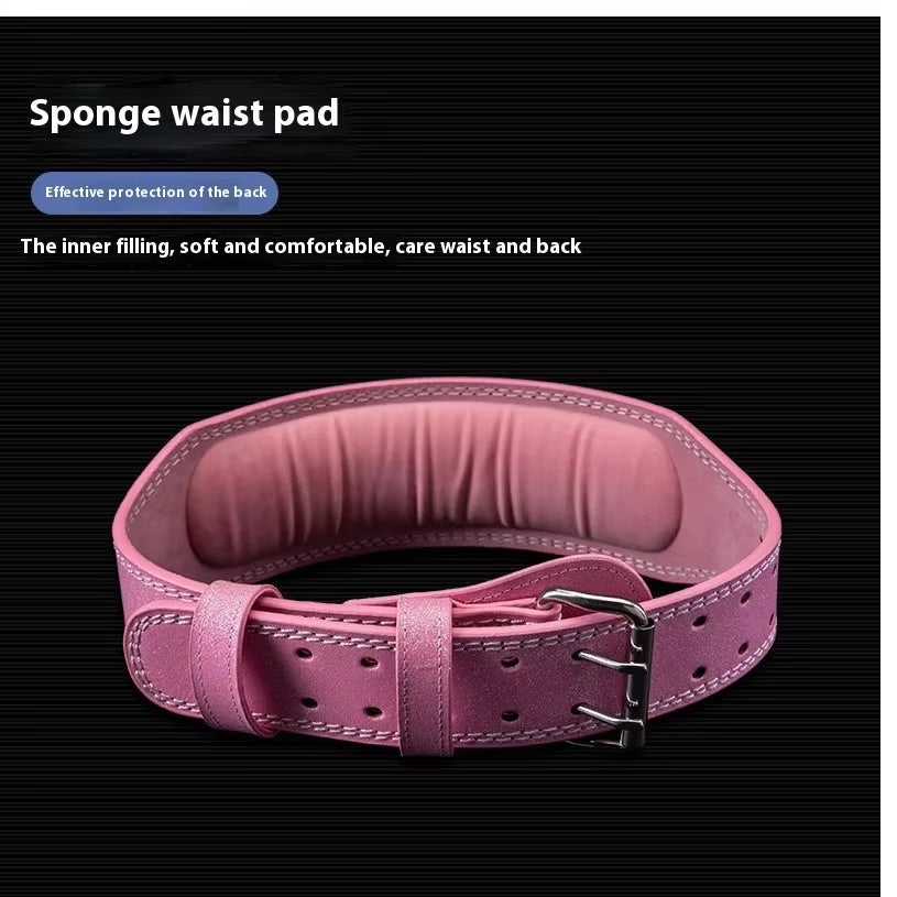 Pink Flash Fitness Belt Weightlifting Powerlifting Belts Gym Fitness Deadlift Pull up Waist Support Squat Guard Waist Protection