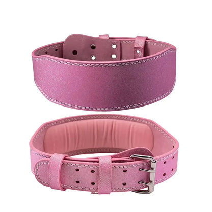 Pink Flash Fitness Belt Weightlifting Powerlifting Belts Gym Fitness Deadlift Pull up Waist Support Squat Guard Waist Protection