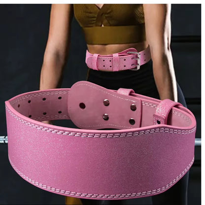Pink Flash Fitness Belt Weightlifting Powerlifting Belts Gym Fitness Deadlift Pull up Waist Support Squat Guard Waist Protection